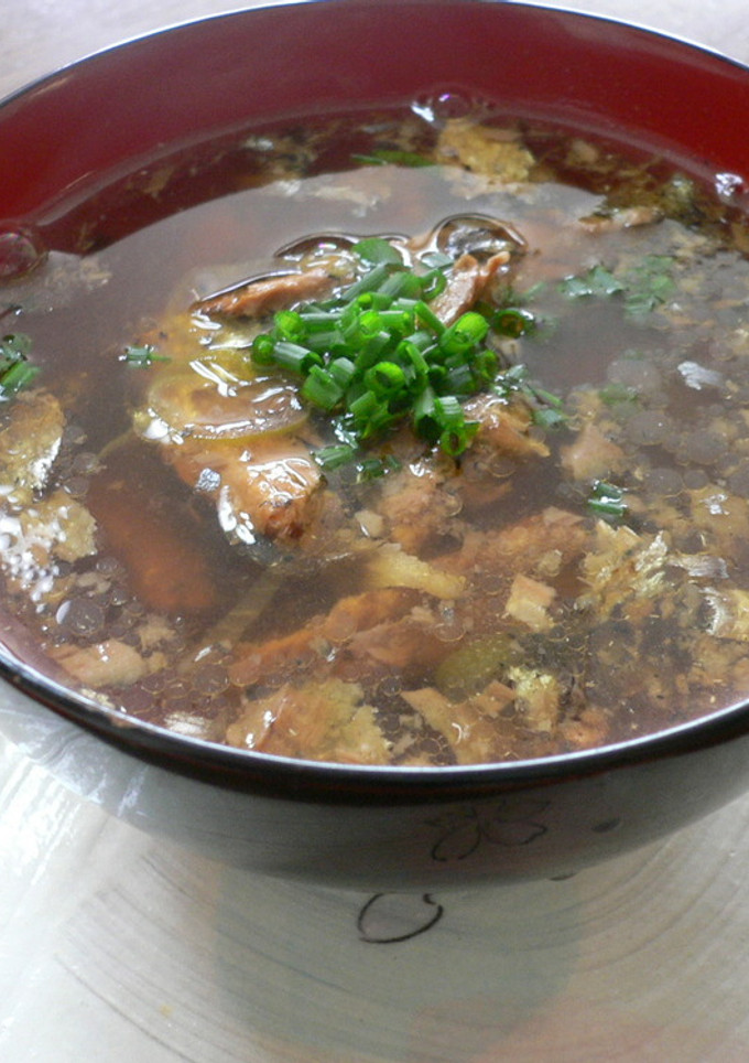 さんまの蒲焼きの缶詰 de おつゆ☆-レシピのメイン写真