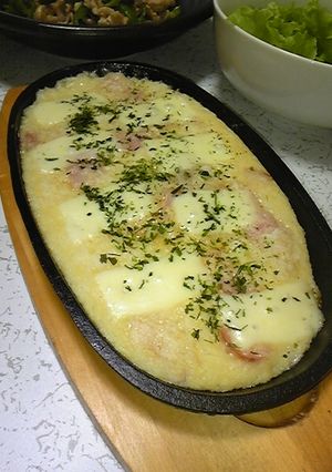 我が家の☆洋風山芋鉄板☆-レシピのメイン写真