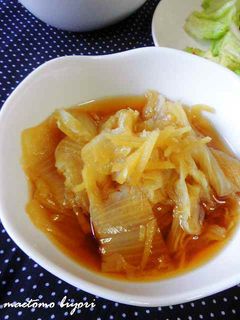 白菜のしょうが醤油煮-レシピのメイン写真