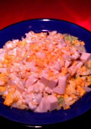 キャベツと卵の豆腐サラダ-レシピのメイン写真