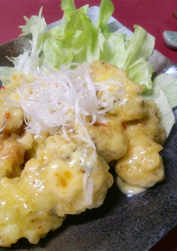ぷりんと旨い♪牡蠣のチリマヨ-レシピのメイン写真