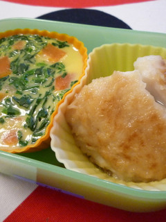 1歳児のお弁当 たらの照り焼き-レシピのメイン写真