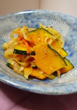 かぼちゃのごま酢和え-レシピのメイン写真