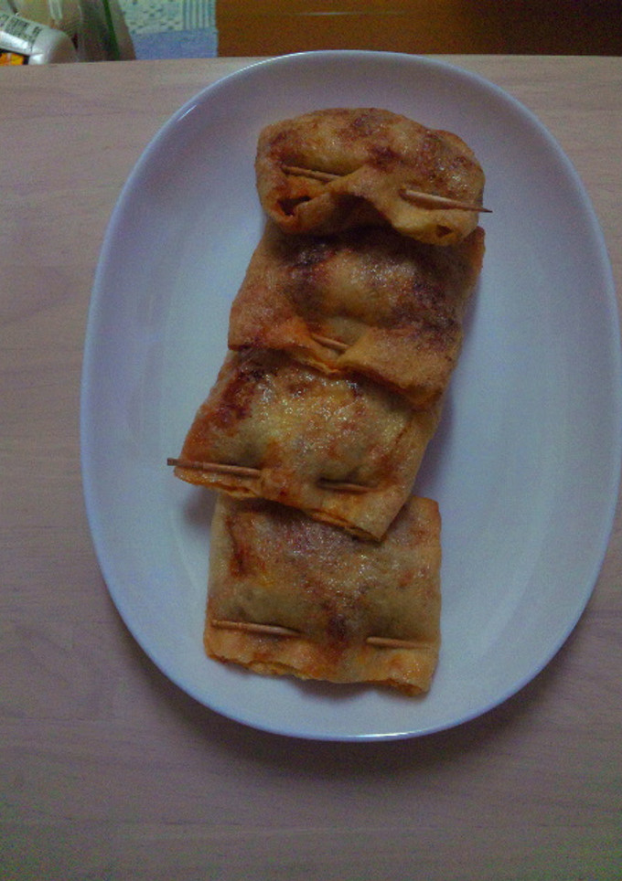 油揚げとキムチ納豆の包み焼き-レシピのメイン写真