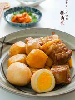 おうち居酒屋☆里芋とゆで卵の豚角煮-レシピのメイン写真