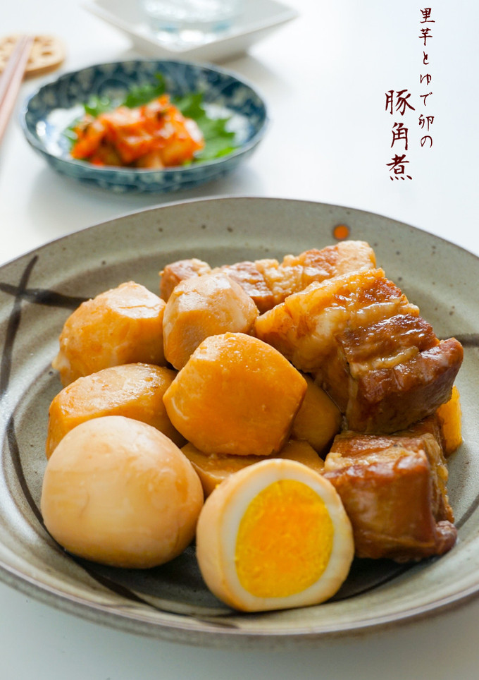 おうち居酒屋☆里芋とゆで卵の豚角煮-レシピのメイン写真