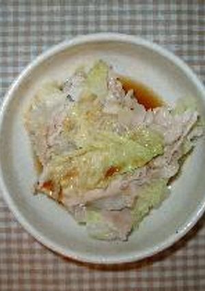 簡単！白菜と豚肉の酒蒸し-レシピのメイン写真