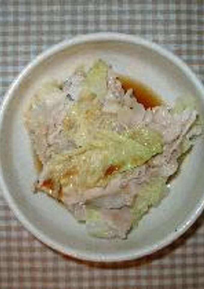 簡単！白菜と豚肉の酒蒸し-レシピのメイン写真