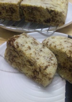 ﾁｮｺﾊﾞﾅﾅの蒸しﾊﾟﾝ(ｹｰｷ)-レシピのメイン写真