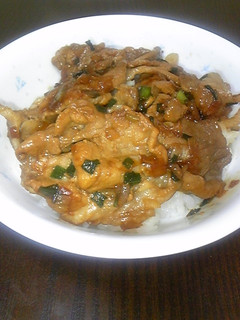手抜き(^^)ねぎ豚丼-レシピのメイン写真