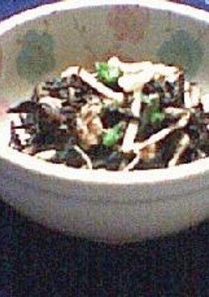 ひじきとえのきの煮物-レシピのメイン写真