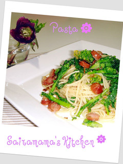 簡単♡菜の花×明太子パスタ♡-レシピのメイン写真