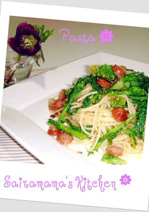 簡単♡菜の花×明太子パスタ♡-レシピのメイン写真