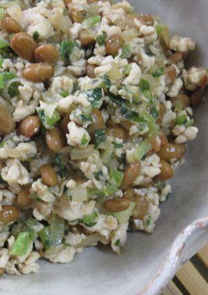 鳥取のスタミナ納豆　野菜も入れて-レシピのメイン写真