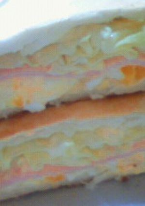 お母さんのハムチーズバナナのホットサンド-レシピのメイン写真