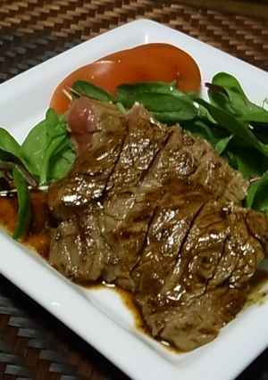 酸っぱくな～い♪さっぱりステーキ！　-レシピのメイン写真