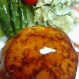 ヘルシー照り焼きハンバーグ♪鶏胸&豆腐