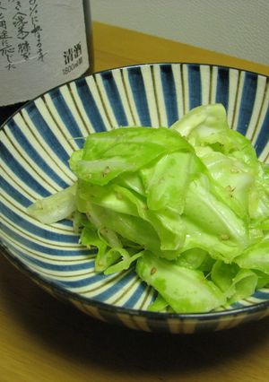 味わい深いキャベツのゴマ和え-レシピのメイン写真