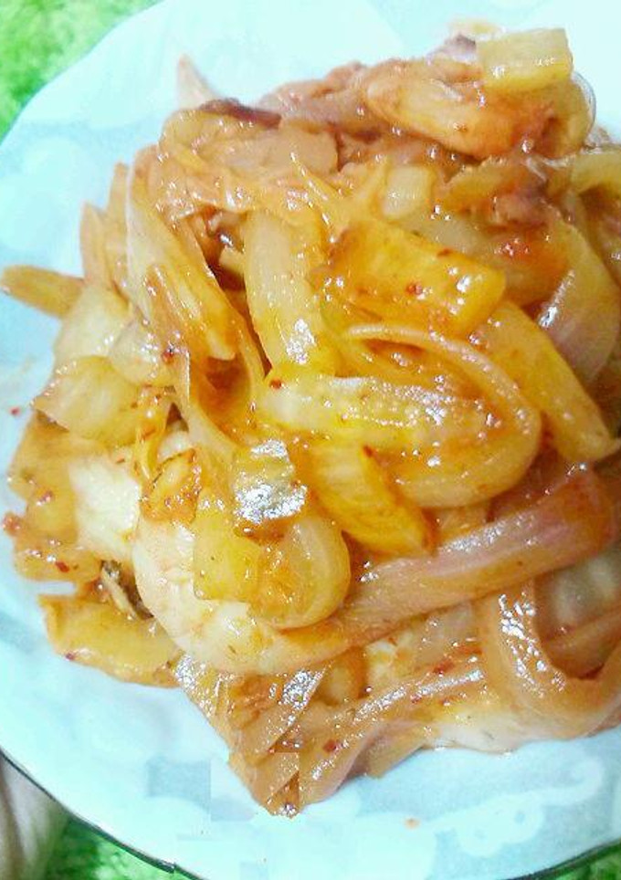 キムチで簡単☆１５分でエビチリ風炒め！-レシピのメイン写真