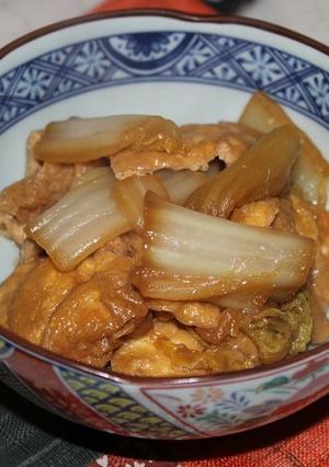 白菜と油揚げの甘煮-レシピのメイン写真