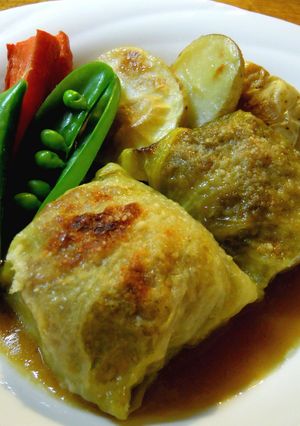 ロールキャベツのチーズ焼き-レシピのメイン写真