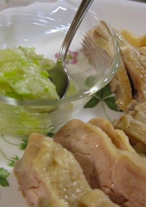 蒸し鶏に。ねぎ塩だれ-レシピのメイン写真
