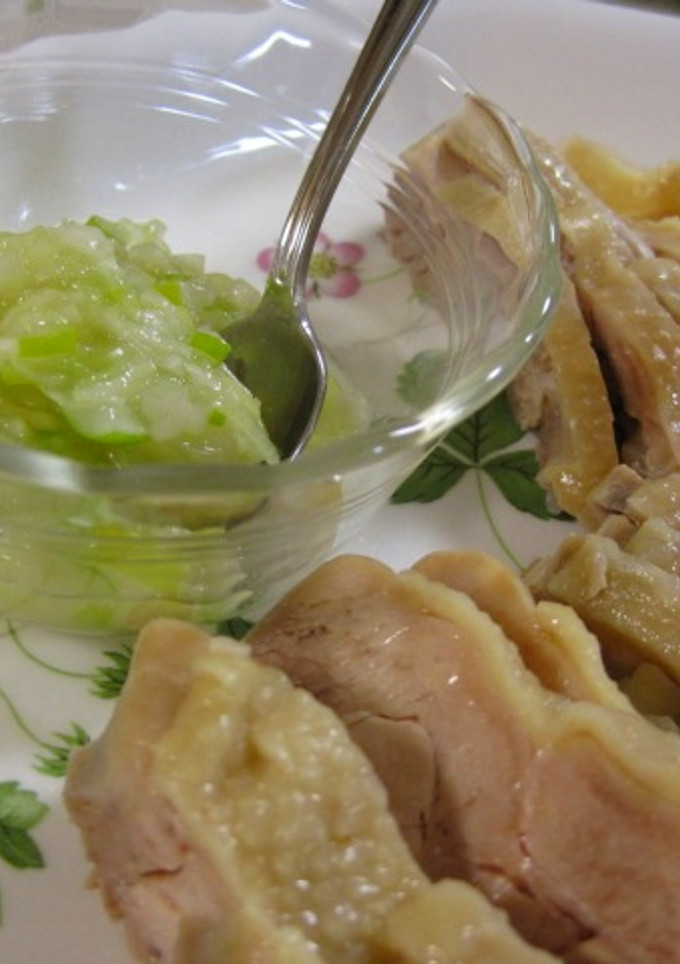 蒸し鶏に。ねぎ塩だれ-レシピのメイン写真