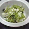 根三つ葉と豆腐のオリーブオイル和え