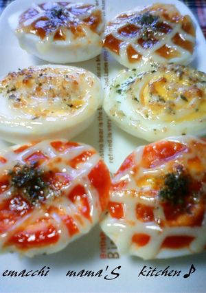 お弁当に「ゆで卵のイロイロ焼き」-レシピのメイン写真