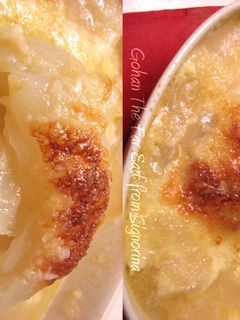 丸ごと玉ねぎ♪オニオングラタンスープ-レシピのメイン写真