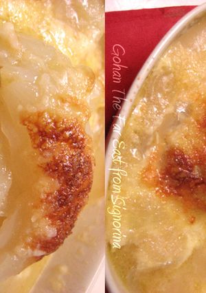 丸ごと玉ねぎ♪オニオングラタンスープ-レシピのメイン写真