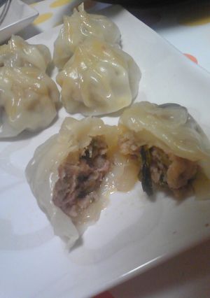 簡単飲茶♪餃子の皮で小籠包　包み方画像付-レシピのメイン写真