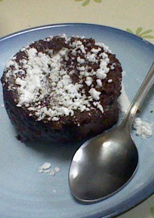 レンジdeココア蒸しケーキ♡-レシピのメイン写真