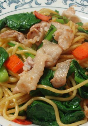 こまつな焼きそば-レシピのメイン写真