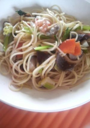 中華風？なシーフードパスタ-レシピのメイン写真