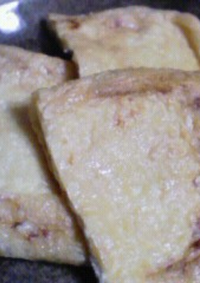 おつまみに　♪油揚げのマヨ・チー焼き♪-レシピのメイン写真