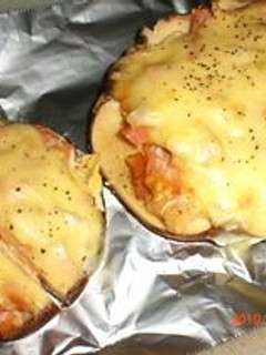 椎茸のハム玉ねぎマヨチーズ焼き-レシピのメイン写真