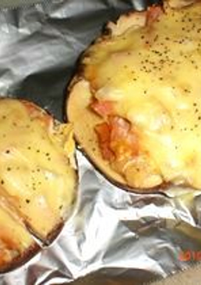 椎茸のハム玉ねぎマヨチーズ焼き-レシピのメイン写真