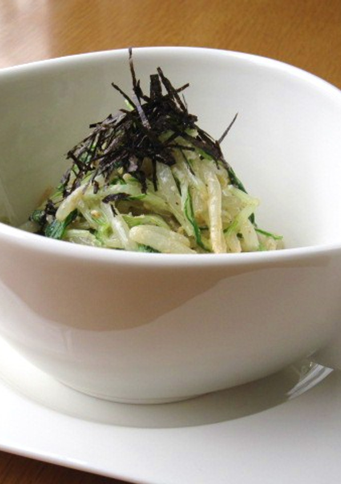 ∮もやしと水菜✰わさびマヨ✰彡サラダ∮-レシピのメイン写真