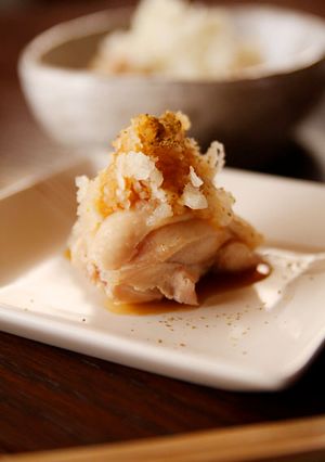 ゆで鶏の鬼おろぽん山椒-レシピのメイン写真
