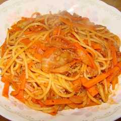 驚きの出会い♪キムチミートソースパスタ☆-レシピのメイン写真