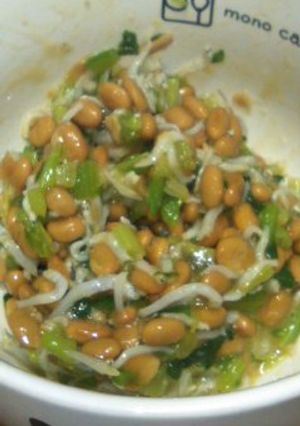 納豆+ほうれん草+しらす+柚子胡椒-レシピのメイン写真