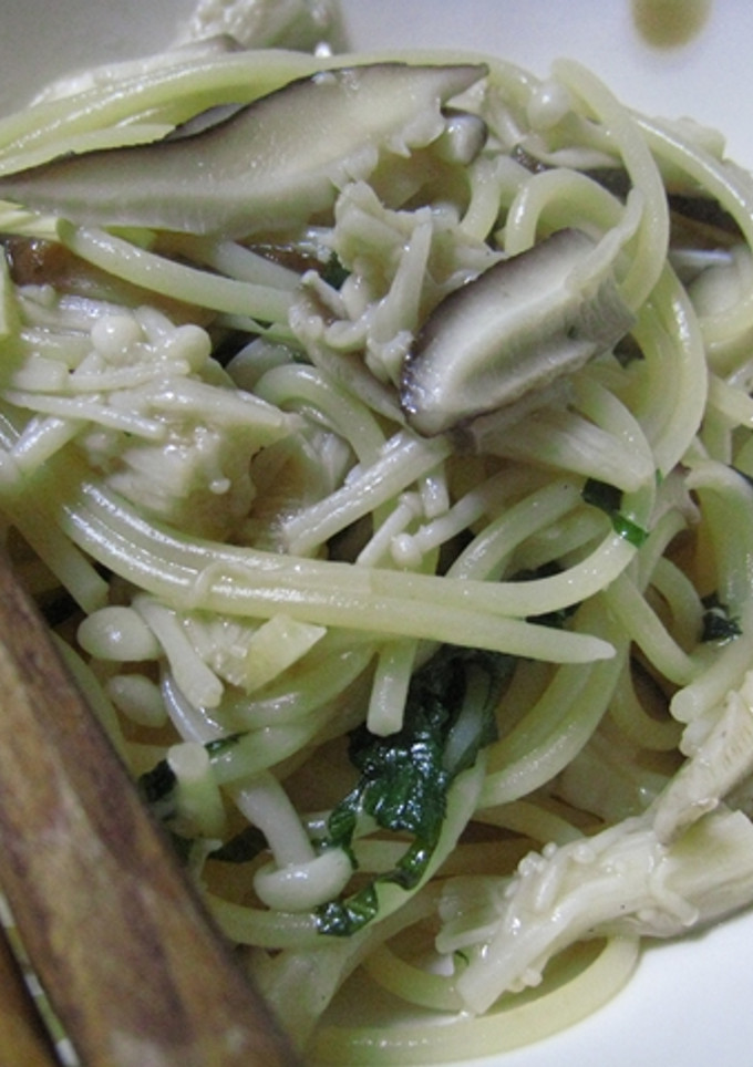 簡単☆きのこと大葉の和風パスタ-レシピのメイン写真