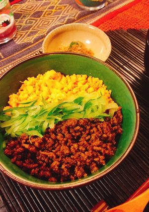 簡単定番！そぼろ丼-レシピのメイン写真
