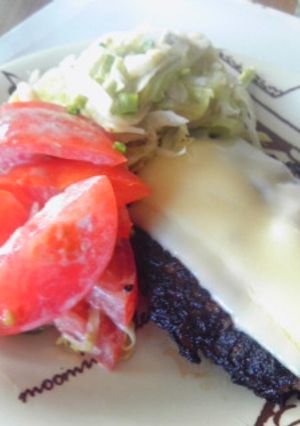 野菜とレバーの豆腐ハンバーグ-レシピのメイン写真