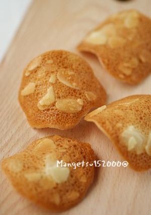 卵白1個分で作る***チュイル***-レシピのメイン写真