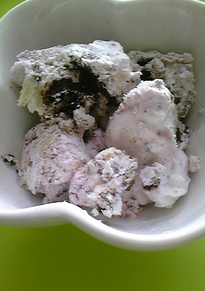 残った生クリームでアイスクリーム♪-レシピのメイン写真