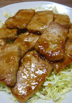 マグロで生姜焼き-レシピのメイン写真