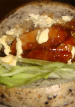 照り焼きチキンサンド-レシピのメイン写真