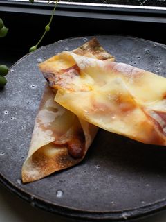 おつまみ♪焼売の皮deピザ-レシピのメイン写真